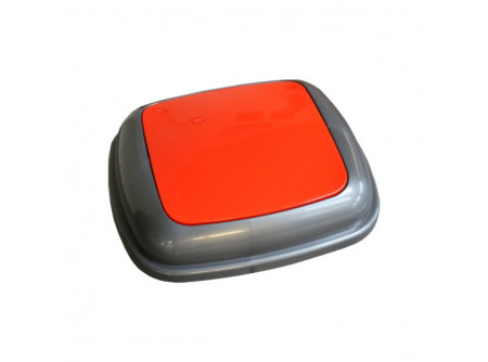 K45 FEDÉL PIROS - Fedél K45 szelektív hulladékgyűjtőhöz, piros - 